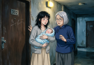 Each day, my neighbor would show up at my door with her baby in her arms, asking to borrow sugar…….