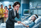 I arrived in Alaska unannounced and discovered my daughter slipping away in a quiet hospice room, while the man who ……………….