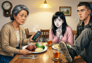 My 22-year-old daughter brought her boyfriend over for dinner, and I welcomed him with a smile. But when he dropped his fork for the third time, I saw something under the table and dialed 911 without anyone hearing me. My daughter was pale. He wasn’t blinking. And his shoe was stepping on her foot like a threat.