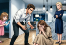 When My Husband Shoved Me to the Floor and Broke My Leg, I Gave My 4-Year-Old Daughter Our Secret Signal—She Ran to the Phone and Called the One Person He Didn’t Know About: “Grandpa, Mommy Needs Help.”