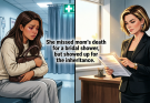 My sister didn’t show up at the hospital when I told her our mother had just died in my arms; she replied that she couldn’t leave her daughter’s bridal shower. She didn’t show up for the funeral either. But when she heard that Mom had left behind a house, a savings account, and a safe, she showed up dressed in black, saying: “I’m her daughter too… and I’m entitled to half.”