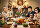 Grandpa stopped eating when he found out I was paying my parents rent while my sister lived there for free with her two kids.